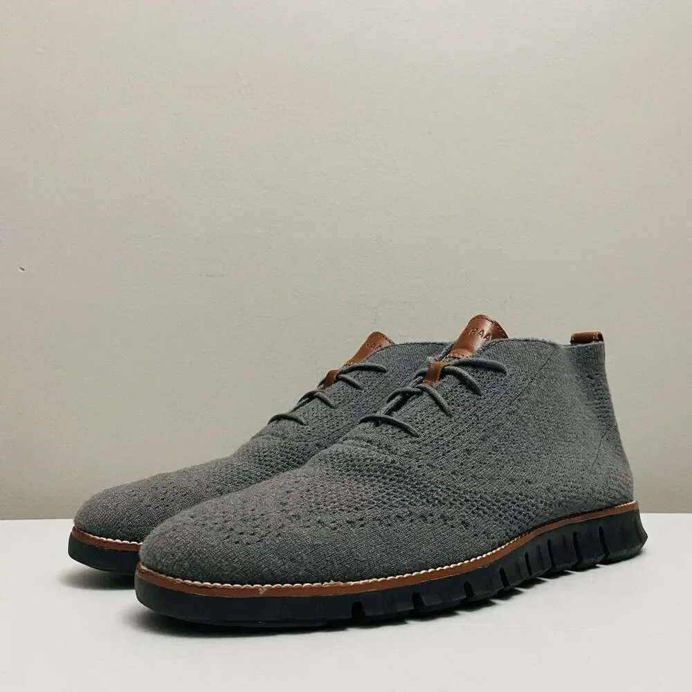 Cole Haan ZEROGRAND Stitchlite Wingtip Oxford Men's Casual Shoes C29426 Gray 13M - Picture 4 of 10
